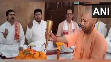 India News | CM Yogi Performs 'Rudrabhishek' on Occasion of 'Akshaya Tritiya'