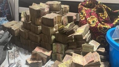 India News | Madhya Pradesh: Police Recover Wads of Banknotes from Bhopal House, Counting on