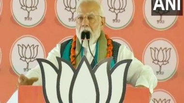 India News | Congress Promised to Set Up Industries, but Opened Fake Video Manufacturing Units: PM Modi Attacks Party, Telangana CM