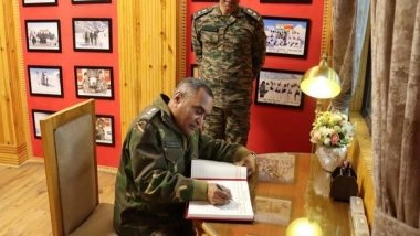 India News | Army Chief Gen Manoj Pande Reviews Security Situation Along LAC in Ladakh