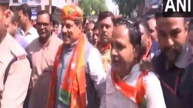 India News | MP CM Mohan Yadav Holds Door-to-door Campaign in Ujjain