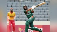 Sports News | Mahmudullah's Fighting Fifty Powers Bangladesh to 157/6 Against Zimbabwe in 5th T20I