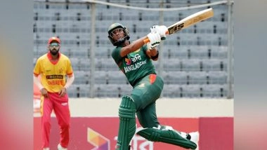 Sports News | Mahmudullah's Fighting Fifty Powers Bangladesh to 157/6 Against Zimbabwe in 5th T20I