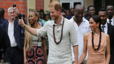 World News | Prince Harry and Meghan Reach Nigeria for a Three-day Visit