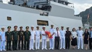 Indian Navy Ship INS Kiltan Reaches Cam Ranh Bay in Vietnam, Visit to Strengthen Ties Between Nations (See Pics)