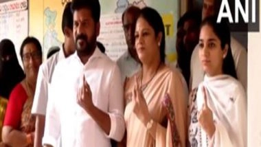 India News | LS Polls: Telangana CM Revanth Reddy Casts Vote in Kodangal, Says 'Voting is Our Responsibility'