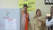 India News | MP Minister Kailash Vijayvargiya Casts Vote with Family in Indore