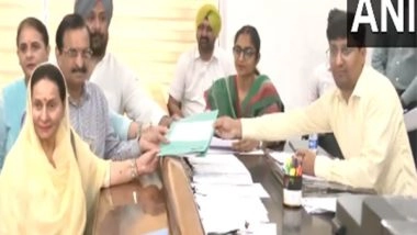 India News | Punjab: Preneet Kaur BJP Candidate from Patiala Files Nomination for Lok Sabha Polls