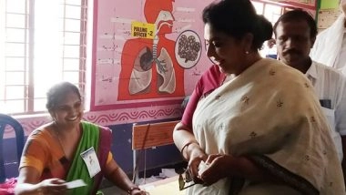 India News | Former Union Minister Renuka Chowdhury Casts Her Vote at Khammam