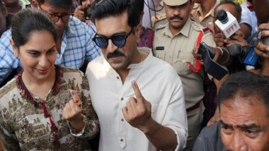 Entertainment News | Ram Charan Casts Vote in Hyderabad with Wife Upasana Kamineni