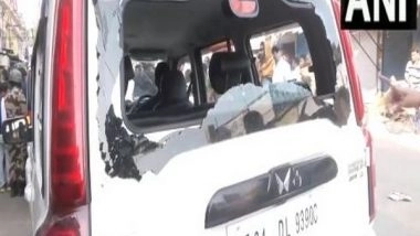 India News | Lok Sabha Election: Stones Pelted at BJP's Dilip Ghosh Car, 2 Security Personnel Injured