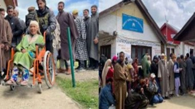 India News | Srinagar Records 38 Pc Polling in LS Polls, Highest in Many Decades