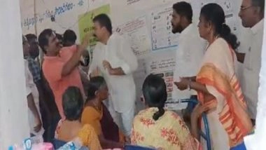 India News | YSRCP MLA Slaps Voter After Casteist Slurs Amid Polls in Andhra