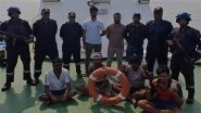 India News | Mumbai: Indian Coast Guard Seizes Fishing Vessel with 30,000 Litres of Illicit Diesel, Rs 1.75 Lakh Cash Recovered