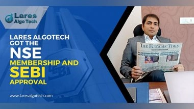 Business News | Lares Algotech Got the NSE Membership and SEBI Approval, Marking a Significant Milestone for the Software and Algo Strategy Firm
