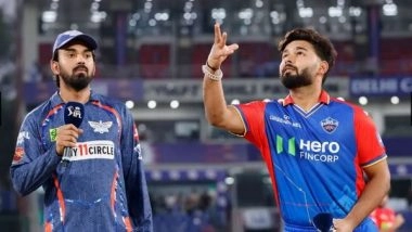 Sports News | LSG Win Toss, Opt to Bowl First Against DC in IPL 2024 Clash