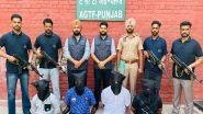 India News | Punjab Police Busts Terror Module Operated by Iqbalpreet Singh, Four Held in Rajpura