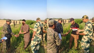 India News | Punjab: BSF Repatriates Two Pak Nationals Who Crossed Border Inadvertently Near Gurdaspur