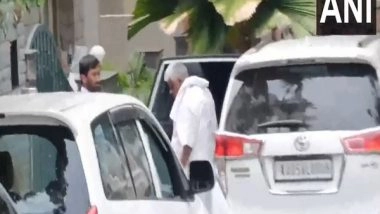 India News | JDS Leader HD Revanna Visits Former PM Deve Gowda Residence After Release from Jail