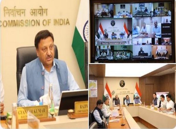 India News | CEC Holds Video Conference with Election Observers for Phases Five, Six of Lok Sabha Polls