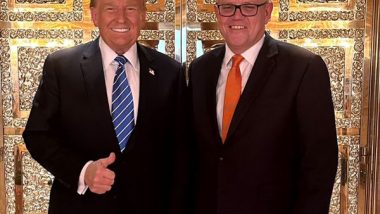 World News | Scott Morrison, Donald Trump Discuss Continuing Chinese Assertions in Indo-Pacific