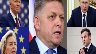 World News | From Biden to Putin: Global Leaders Condemn Shooting Attack on Slovak PM; Wish Him Speedy Recovery