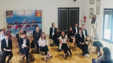 World News | Poland: Indian Envoy Details India's Achievements, Diversity in Interaction Session with Students