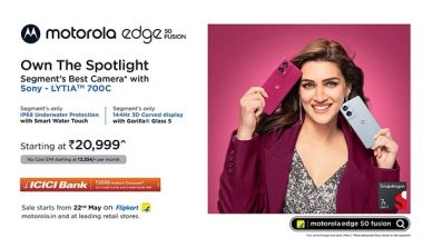 Business News | Motorola Launches the Edge 50 Fusion with Segment's Best 50MP Camera with Sony's Powerful LYTIA 700C Sensor Starting at Just Rs 20,999*