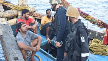 India News | Maharashtra: Indian Coast Guard Seizes 25 Tons of Unaccounted Diesel, 5 Held