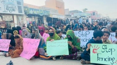 World News | Pakistan: Baloch Yakjehti Committee Leads Protest Against Gwadar Fencing