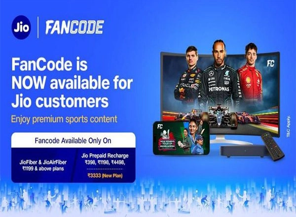 Sports News | Jio Introduces Complimentary FanCode Subscription with Select JioAirFiber, JioFiber, Jio Mobility Prepaid Plans