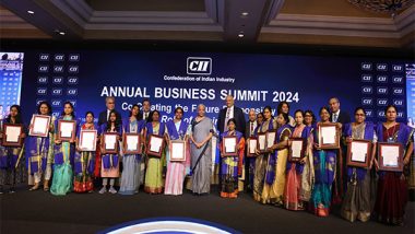 Business News | Three Women Leaders Working for Social Causes Awarded at CII Annual Business Summit