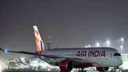 India News | Bengaluru-bound Air India Flight Returns to Delhi After Suspected Fire