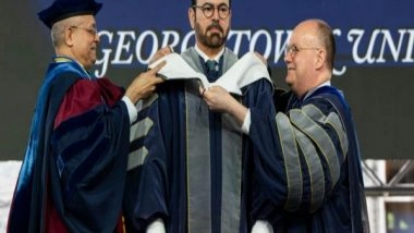 World News | Mohammad Al Gergawi Awarded Honorary Doctorate at Georgetown University