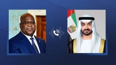 World News | UAE President Receives Phone Call from President of Democratic Republic of Congo