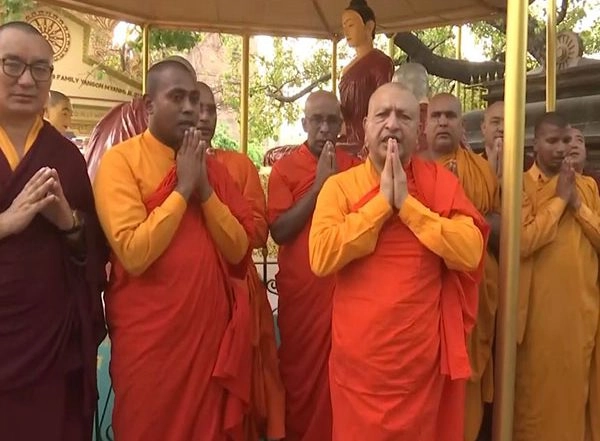 India News | Varanasi: Buddhist Monk Praises PM Modi for Development in Places Linked to Lord Buddha