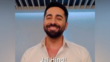 Entertainment News | Ayushmann Khurrana Encourages People to Vote in Lok Sabha Polls