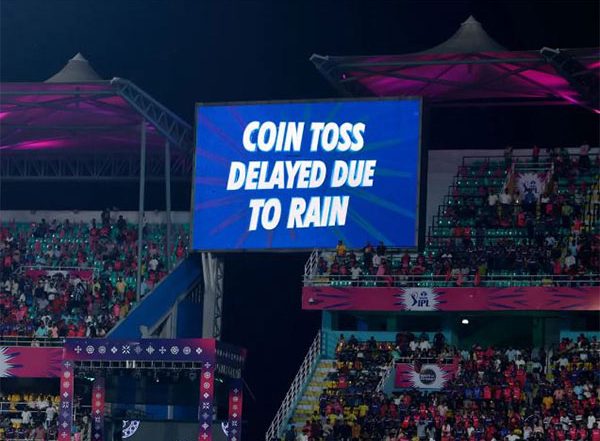 Sports News | IPL 2024: Toss for KKR-RR Clash in Guwahati Delayed Due to Rain