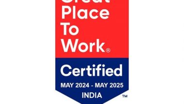 Business News | Fuji Electric India Earns Great Place to Work Certification for the Second Consecutive Year