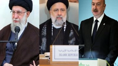 World News | Azerbaijan President Writes Letter to Iran's Supreme Leader, Offers Condolences on Ebrahim Raisi's Demise