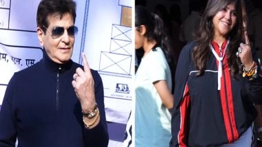 Entertainment News | Mumbai Lok Sabha Elections: Jeetendra, Ektaa Kapoor Exercise Their Right to Vote