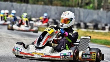 Sports News | Aarav Dewan Emerges Champion in Meritus Cup Karting Junior Class