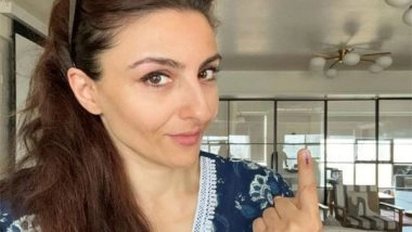 Entertainment News | Soha Ali Khan Hosts Fun 'house Election' on LS Voting Day in Mumbai