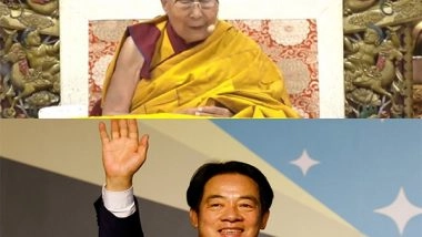 World News | Dalai Lama Congratulates Newly Elected Taiwanese President Lai Ching-te