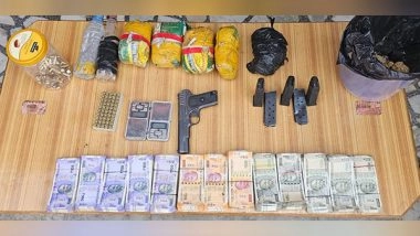 India News | BSF, Punjab Police Bust Cross-border Illegal Weapons, Drug Smuggling Racket
