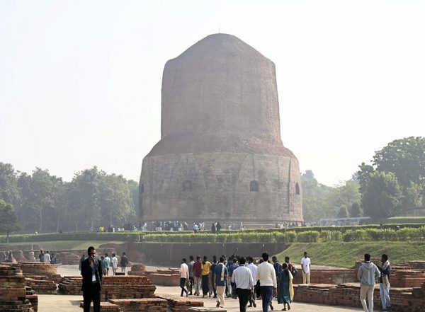 India News | Varanasi's Buddhist Pilgrimage Site Sarnath Sees Huge Boost in Domestic Tourism