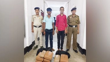 India News | Drug Bust at Agartala Railway Station, Two Arrested with 22 Kg Cannabis
