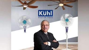 Business News | From Clean Water to Cool Comfort: Dr Mahesh Gupta's Journey Continues with Kuhl Stylish Fans