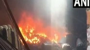 India News | Fire Breaks out at Chemical Warehouse Near Hospital in Kanpur