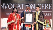 Business News | Recognizing Excellence: Chitkara University Bestows Honorary Doctorate on Dr. Arvind Lal for Healthcare Innovation